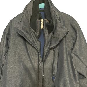 Mens winter jacket coat with fleece inside XL